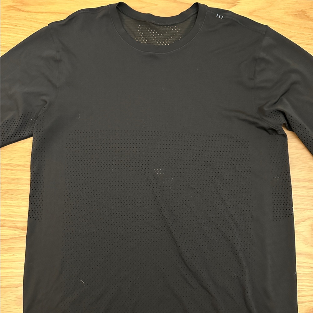 Lululemon Black Long Sleeve Running Shirt
